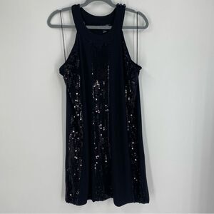 Scarlett Nite Classic Black Sequins Mini Dress size 16